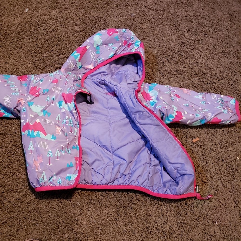 Toddler Girls NorthFace Reversible Coat